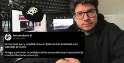 El periodista Fernando Berl&iacute;n explica el drama de la gesti&oacute;n de la Sanidad en Madrid tras vivirla en primera persona