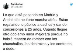 Ya nadie puede hacer nada en Madrid y Andaluc&iacute;a para los pr&oacute;ximos a&ntilde;os