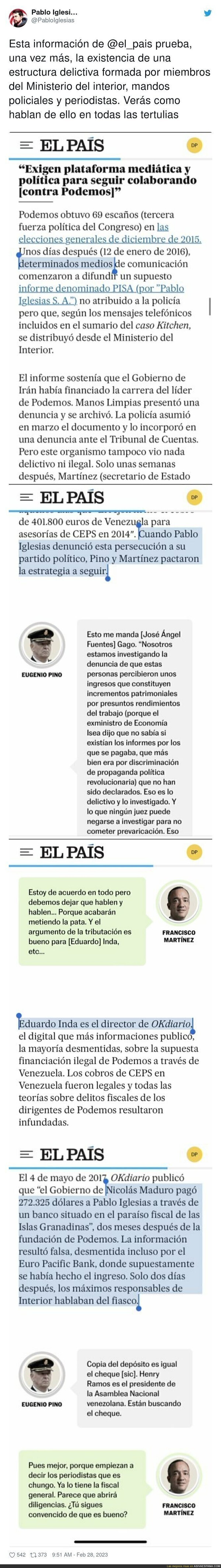 El peligroso estado español y sus cloacas son muy profundas