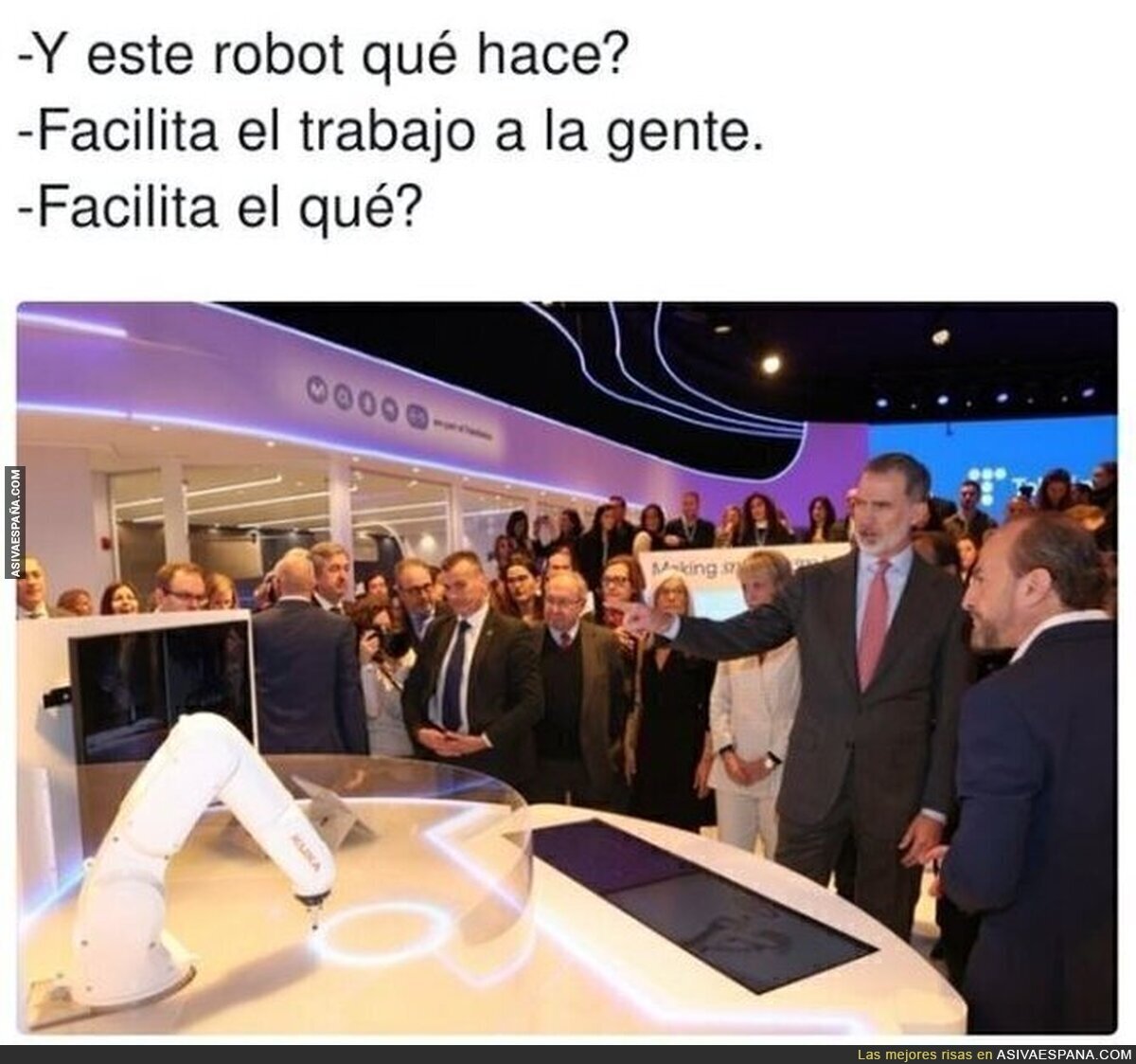 Felipe VI no termina de pillarlo