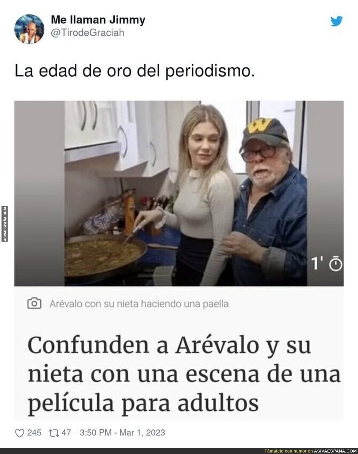 Arévalo vuelve a saltar a los titulares y no por como le gustaría