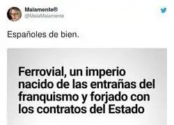 Los espa&ntilde;oles de bien de Ferrovial