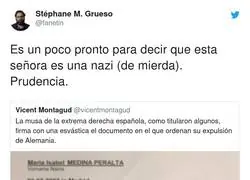 Isabel Peralta y su pol&eacute;mica forma de firmar