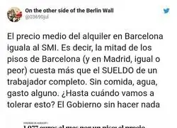 Es casi imposible irte de alquiler en Barcelona y Madrid