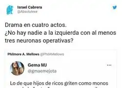 Esto pasa en la gente de izquierdas cuando insultan a la derecha