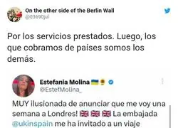Estefan&iacute;a Molina se va de Espa&ntilde;a
