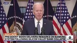 Biden sobre la ca&iacute;da de SVB y Signature: "Los inversores (accionistas) no ser&aacute;n protegidos. Asumieron un riesgo a sabiendas y, cuando el riesgo no les recompens&oacute;, los inversores perdieron su dinero. As&iacute; es c&oacute;mo funciona el capitalismo"
