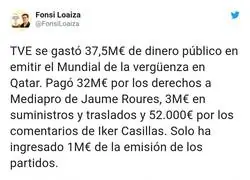 El negocio de TVE con el Mundial de Qatar