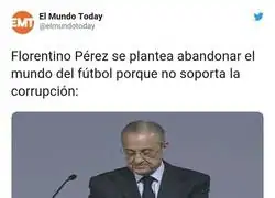 Florentino P&eacute;rez no puede m&aacute;s