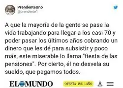 La fiesta de las pensiones