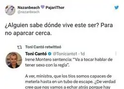 Toni Cant&oacute; da realmente asco