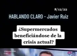 As&iacute; es como Javier Ruiz explicaba como los supermercados hacen negocio con los alimentos