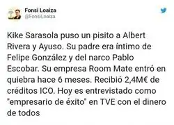 &iquest;El ejemplo de Kike Sarasola?