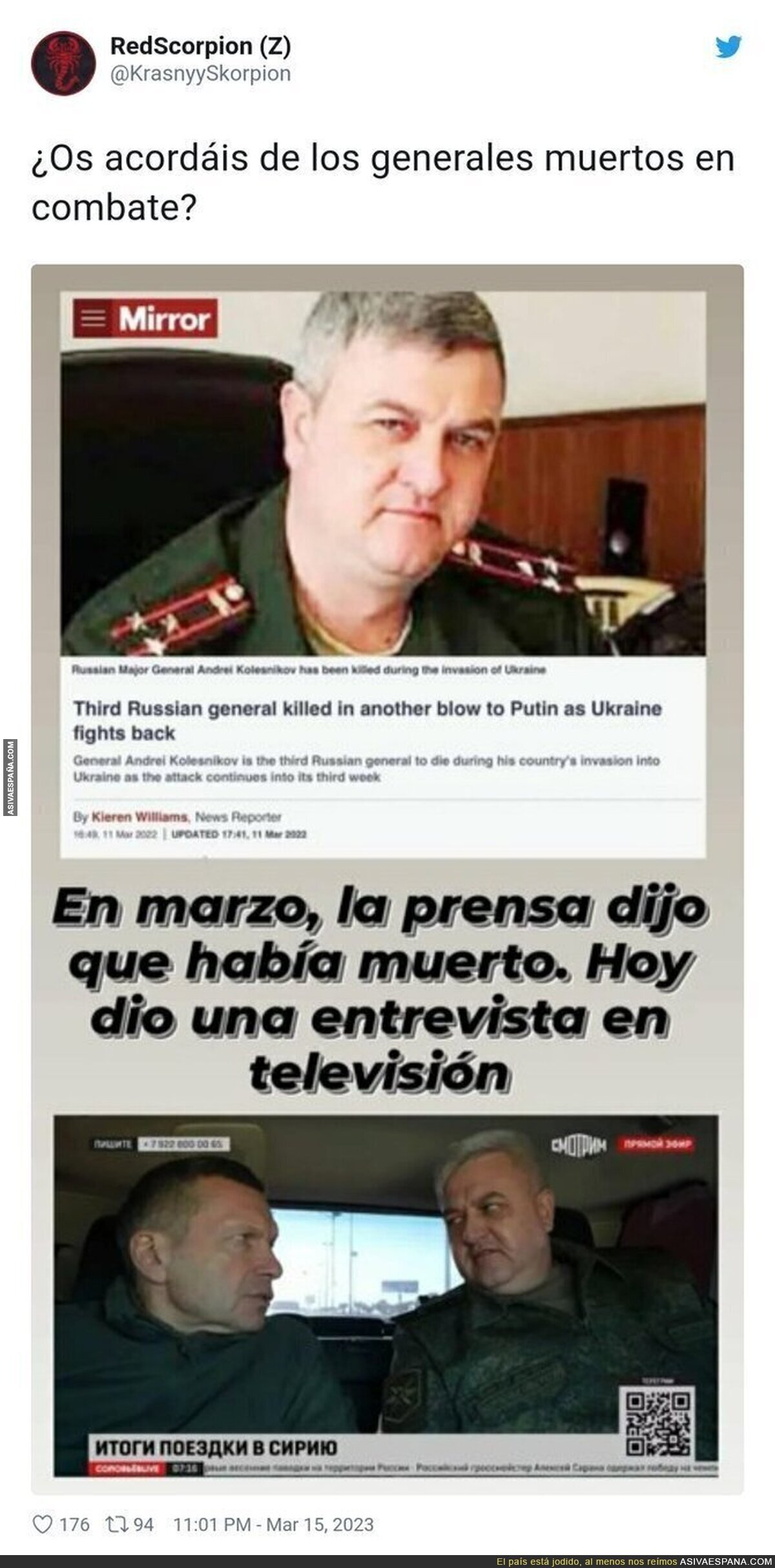 Unos muertos muy vivos