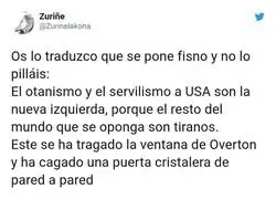 El liberalismo es la &uacute;ltima izquierda que queda
