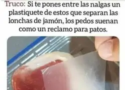 Un truco con el jam&oacute;n
