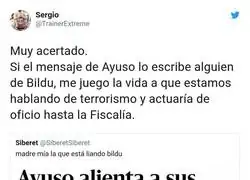 Ayuso quiere acabar con la izquierda