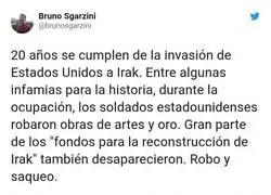 Nunca se olvidar&aacute; lo que pas&oacute; en Irak