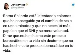 Roma Gallardo est&aacute; tomando a la gente por idiota