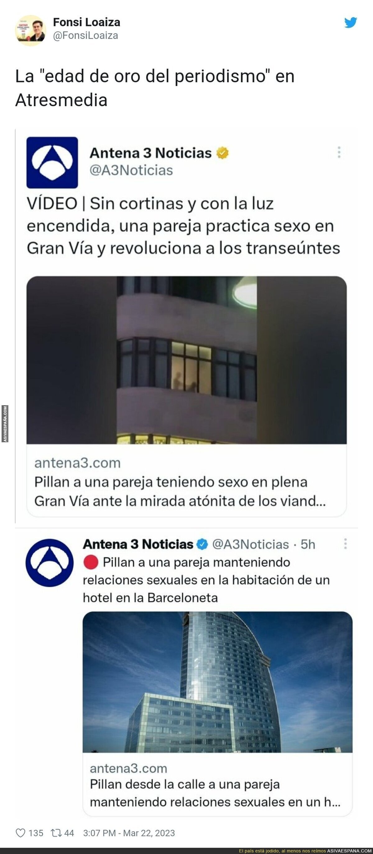 Debe ser las primeras personas en tener sexo en un hotel para tanto revuelo