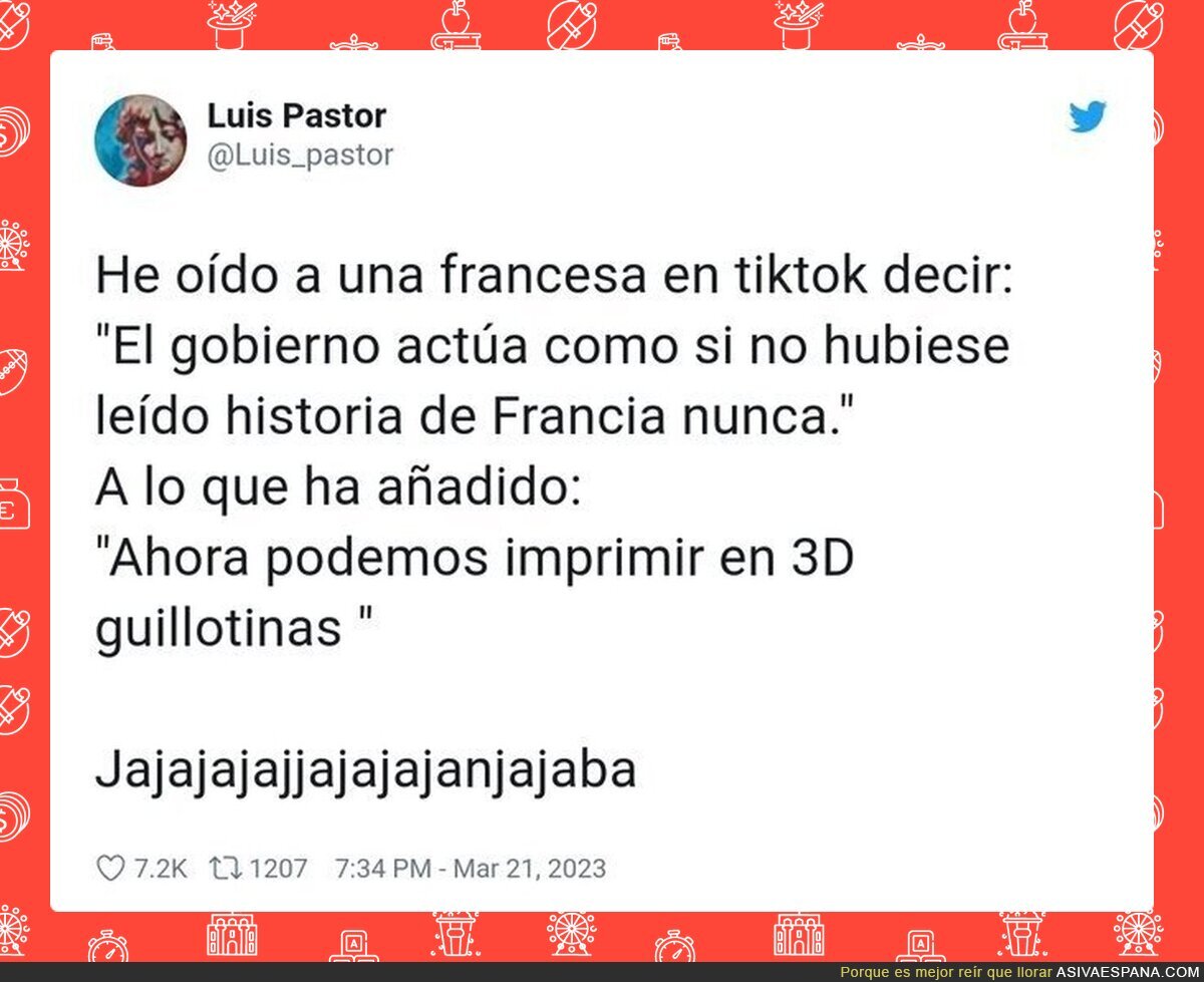 Es grandioso lo de Francia