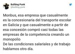 Los favores de Feij&oacute;o a Monbus y viceversa