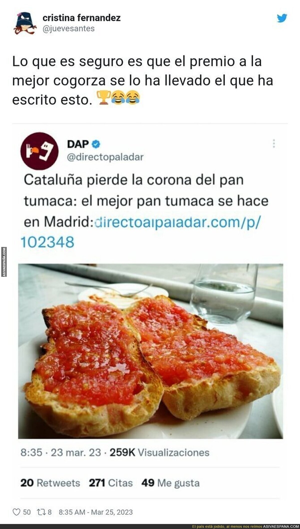 Madrid siempre quiere acaparar todo