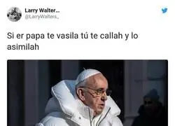 El Papa Francisco se pasa de flow