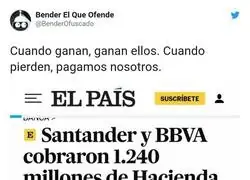 La banca nunca pierde