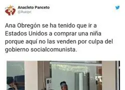 Verg&uuml;enza absoluta de Ana Obreg&oacute;n saliendo en silla de ruedas en Miami con un beb&eacute; reci&eacute;n comprado