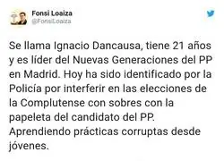 Desde j&oacute;venes ya son unos corruptos en el PP