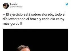 La poca forma f&iacute;sica de Santiago Abascal