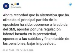 La alternativa del PP
