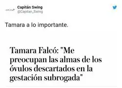 La preocupaci&oacute;n de Tamara Falc&oacute;