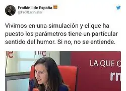 La queja de Ione Belarra