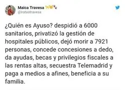 El peligroso historial de Isabel D&iacute;az Ayuso