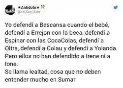 En Sumar son una izquierda diferente