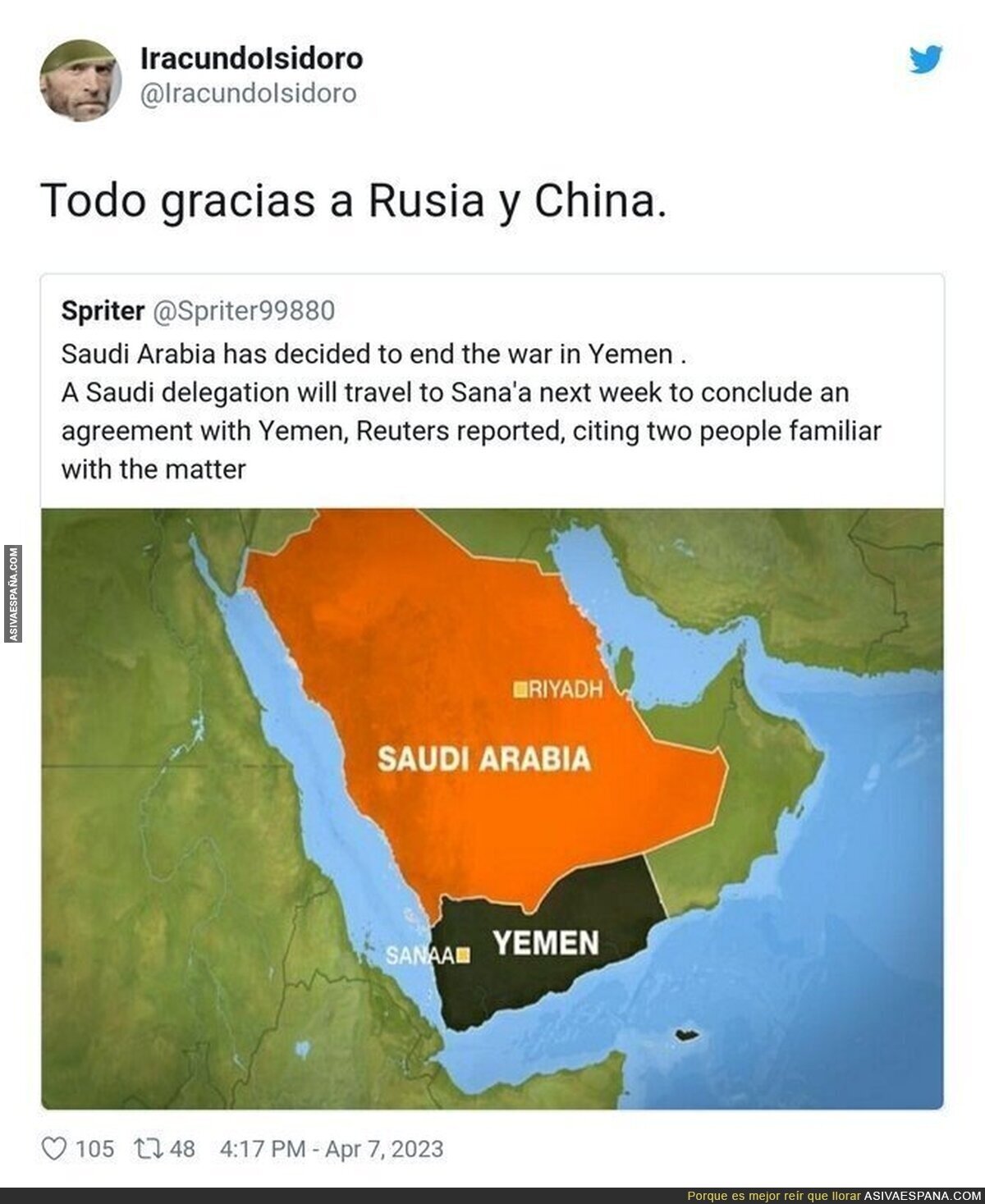 Rusia y China llevan la paz al mundo