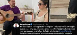 Pillan a Javier Negre invent&aacute;ndose de que Pablo Iglesias se meta una raya de coca&iacute;na