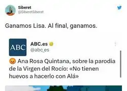 Siempre la misma excusa con Al&aacute;