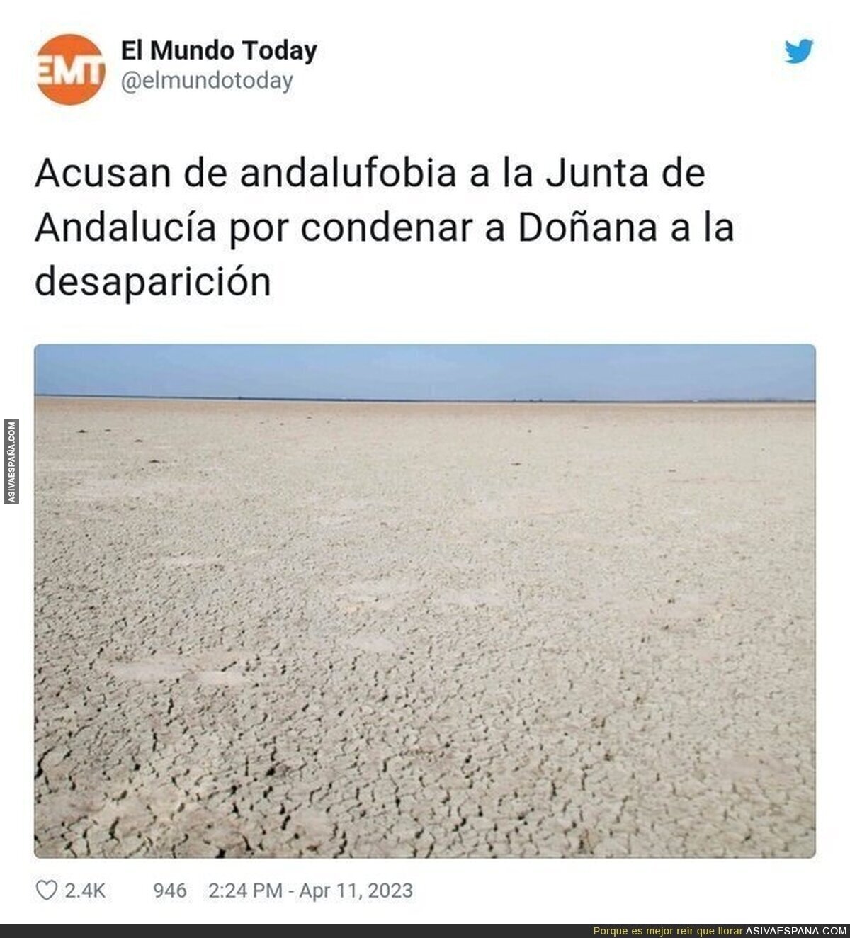 Se suponía que El Mundo Today era de noticias ficticias