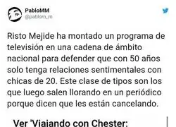 Risto Mejide defendiendo sus taras