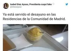 Una delicia lo que sirve Ayuso