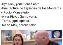 Las facturas de Espinosa de los Monteros