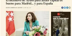 As&iacute; es como el diario El Mundo llena su web de publicidad de la Comunidad de Madrid