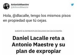 Antonio Maestre responde a Daniel Lacalle por sus propiedades