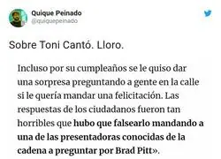 Tremendo esto de Toni Cant&oacute;