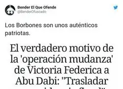 El patriotismo de la Casa Real