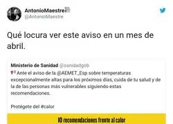 No somos conscientes de lo que est&aacute; pasando con el clima