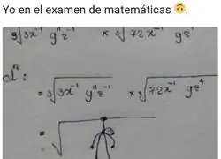 Desastre en el examen